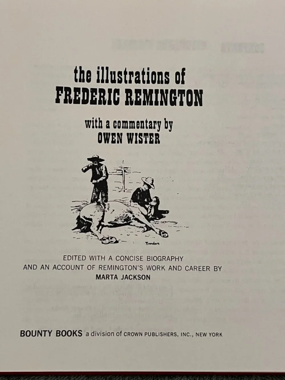 1970 The Illustrations Of Frederic Remington Sketches Drawings Western Art